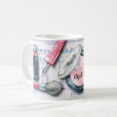 Mug Style élégant de cosmétiques de beauté de (Devant gauche)