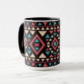 Mug Style géométrique moderne du Sud-Ouest (Devant gauche)