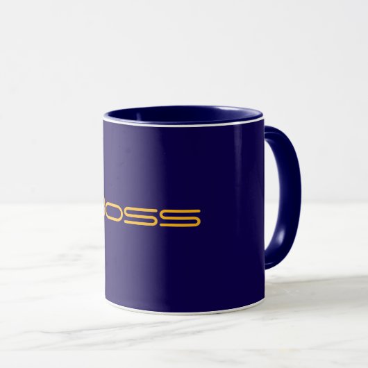 Mug Style Gold Le BOSS (Devant droit)