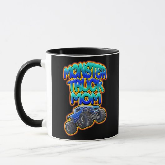 Mug Style Graffiti Monster Truck Mom  (Gauche)