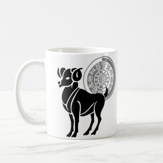 Mug Style grec Aries Ram (Gauche)