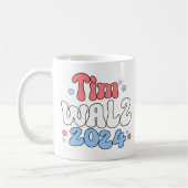 Mug Style Hippie rétro Tim Walz (Gauche)