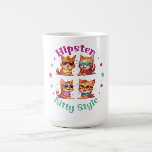 Mug Style Hipster Kitty (Centre)