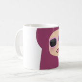 Mug Style islamique de dame de hijab de muslima (Devant gauche)