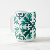 Mug Style italien, mosaïque, vert (Devant gauche)