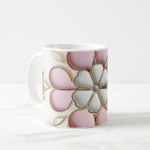 Mug Style Jour de la Saint Patrick rose pastel (Devant gauche)