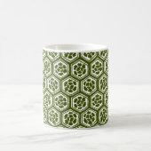 Mug Style Kabuki - Fleurs en vert (Centre)