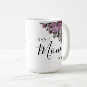 Mug Stylé Lavender Floral Meilleure Maman Jamais (Devant droit)