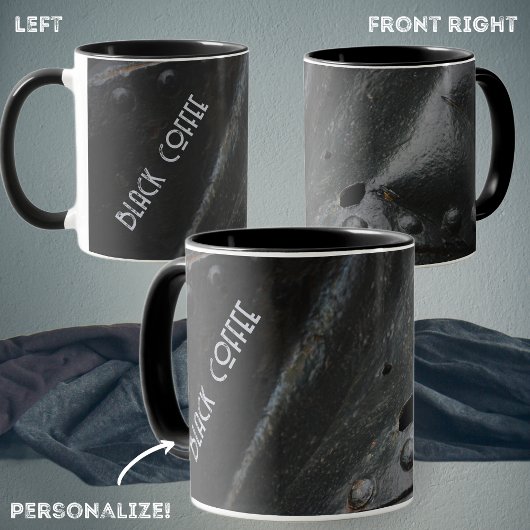 Mug Style loft minimaliste métal noir