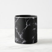 Mug Style marbre élégant4 - Noir et blanc (Centre)