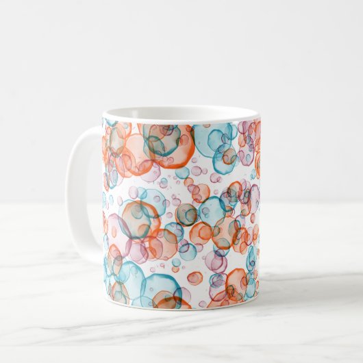 Mug Style marbré moderne. (Devant gauche)