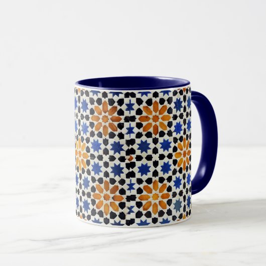 Mug Style Marocain | Muqueuse vintage (Devant droit)