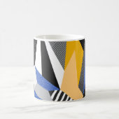 Mug Style Memphis : Collage géométrique créatif. (Centre)