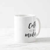 Mug Style minimaliste moderne classique noir (Devant droit)