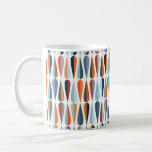 Mug Style moderne du milieu du siècle rétro sans coutu