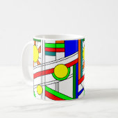 Mug Style moderne en verre de trait (Devant gauche)