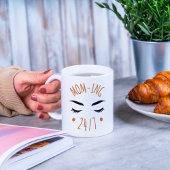 Mug Style moderne Maman-ing 24h/24 7j/7 Citation de la