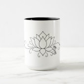 Mug Style moderne simple avec design floral (Centre)
