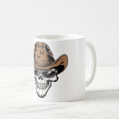 Mug Style mortel crâne (Devant droit)