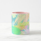 Mug Style Pale Pastel couleurs Art Abstrait (Centre)
