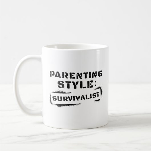 Mug Style parental Survivalist (Gauche)