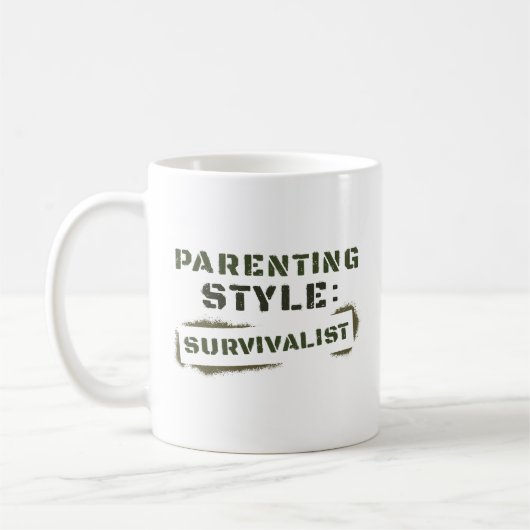 Mug Style parental Survivalist (Gauche)