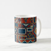 Mug Style Patchwork Impression Vintage brodée (Devant droit)