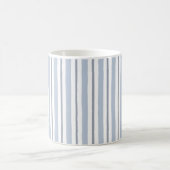Mug style rayures bleu clair pastel (Centre)