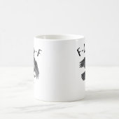 Mug Style Rétro Classique Corbeau F Caw F (Centre)