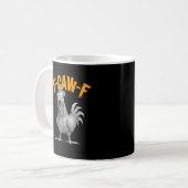 Mug Style Rétro Classique Poulet Drôle F Caw F (Devant gauche)