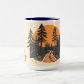 Mug Style Retro Hiking Club National Park (Centre)
