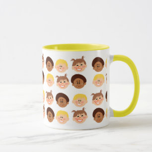 Mug Style Rétro Mignon Enfants Heureux Vintage