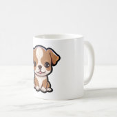 Mug Style rue T-shirt Pitbull (Devant droit)