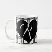 Mug Style rustique Chic Farmhouse Style monogrammé (Gauche)