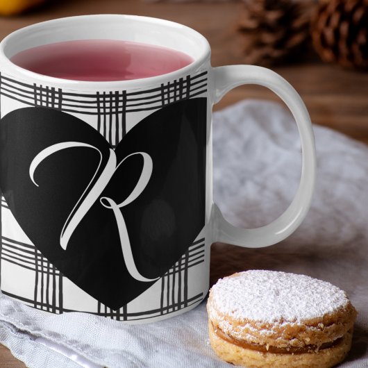 Mug Style rustique Chic Farmhouse Style monogrammé