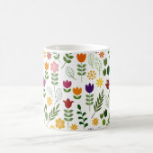 Mug Style scandinave Flora et motif de faune grand (Centre)