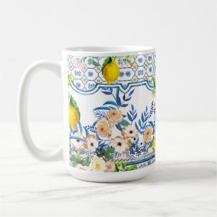 Mug  Style sicilien, art d'été     