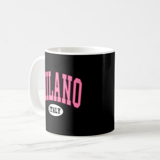 Mug Style Varsity de Milano Italie (Devant gauche)