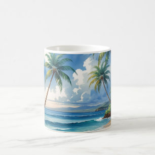 Mug Style Vintage Aloha de voyage hawaïen d'Hawaï