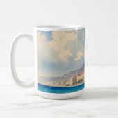 Mug Style vintage Côte d'Azur Voyage en France (Gauche)