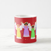 Mug Style Vintage des Anges de Noël (Centre)