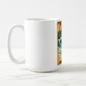 Mug Style vintage Hawaiian Travel Honolulu Mid-Pacific (Gauche)
