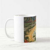 Mug Style vintage Hawaiian Travel Honolulu Mid-Pacific (Gauche)