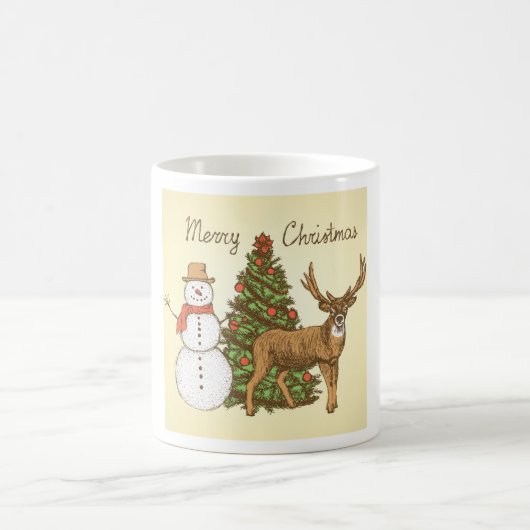 Mug Style vintage Joyeux Noël (Centre)