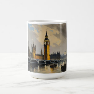 Mug Style vintage Londres Voyager Big Ben Parlement