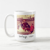 Mug Style Vintage personnalisé Photo Papa (Gauche)
