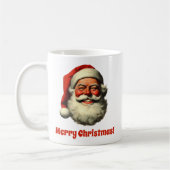 Mug Style Vintage rétro Père Noël souriant (Gauche)