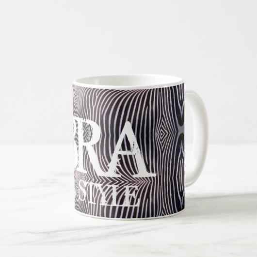 Mug Style ZEBRA (Devant droit)