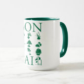 Mug Styles de base de l'arbre Bonsai (Devant droit)