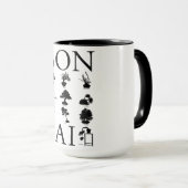Mug Styles de base de l'arbre Bonsai (Devant droit)